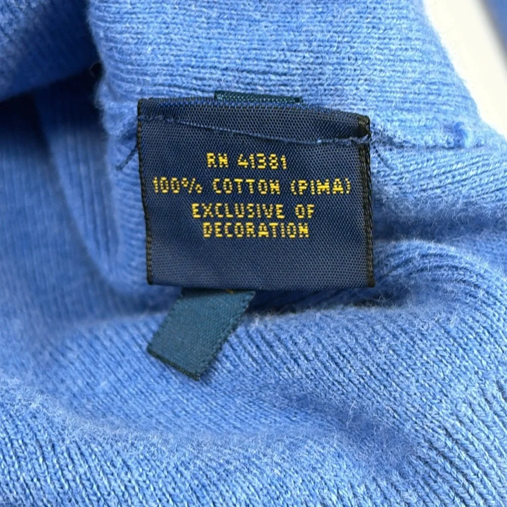 Polo Ralph Lauren‎ Sweater Mens XXL Blue V-Neck